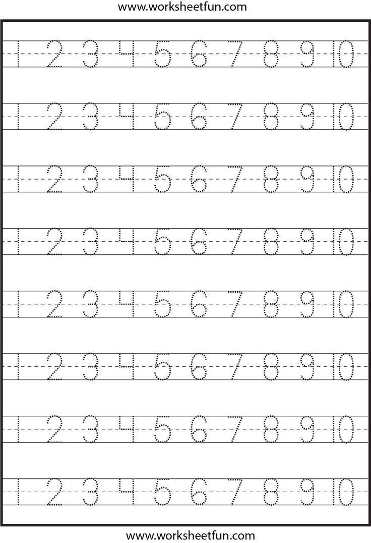 writing numbers 1-10 worksheets writing numbers 1-10 worksheets