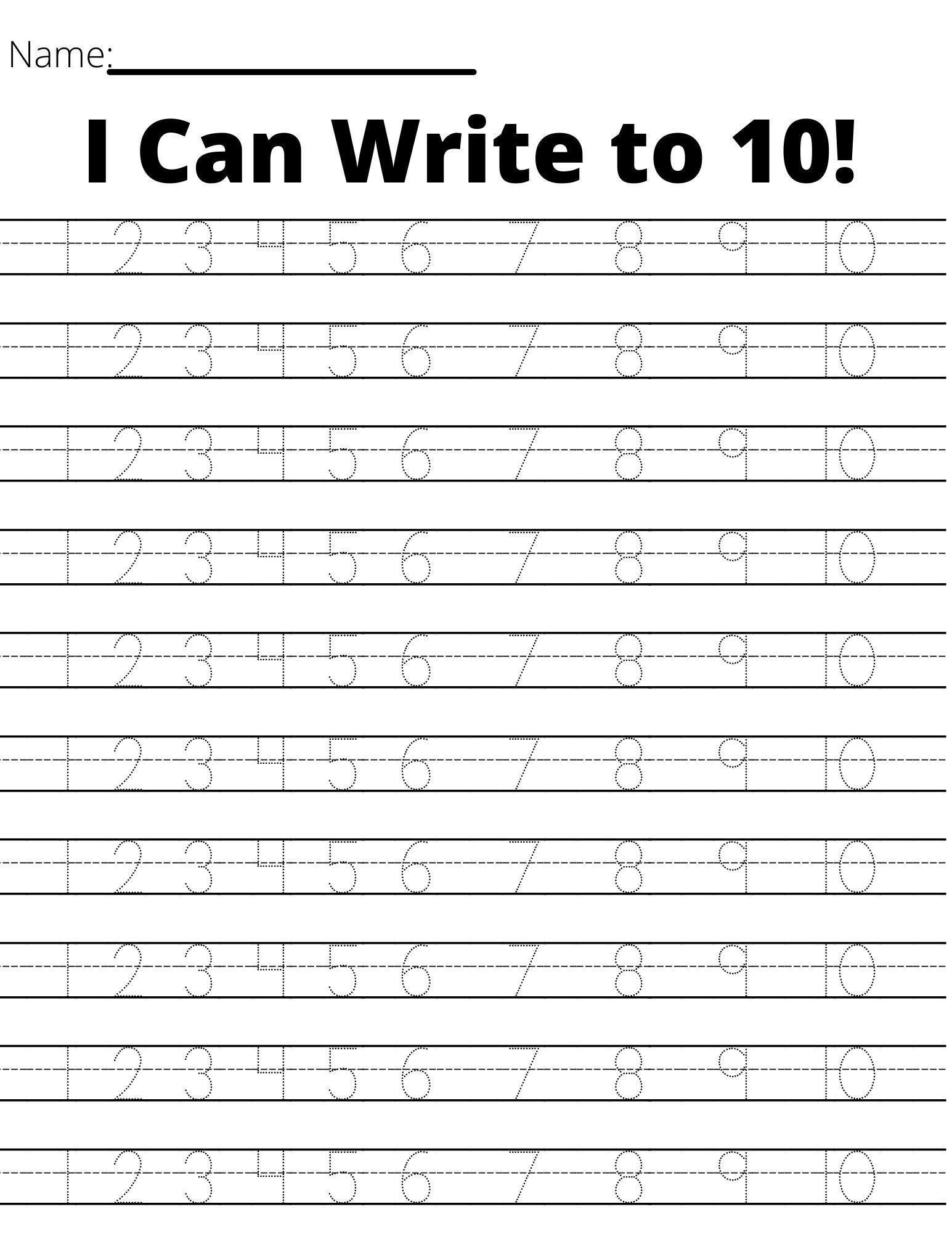 Number Writing Kindergarten Math Number Writing Practice To 10 Trace Number 1 10 Preschool Math Etsy Number Writing Kindergarten Math Number Writing Practice To 10 Trace Number 1 10 Preschool Math Etsy