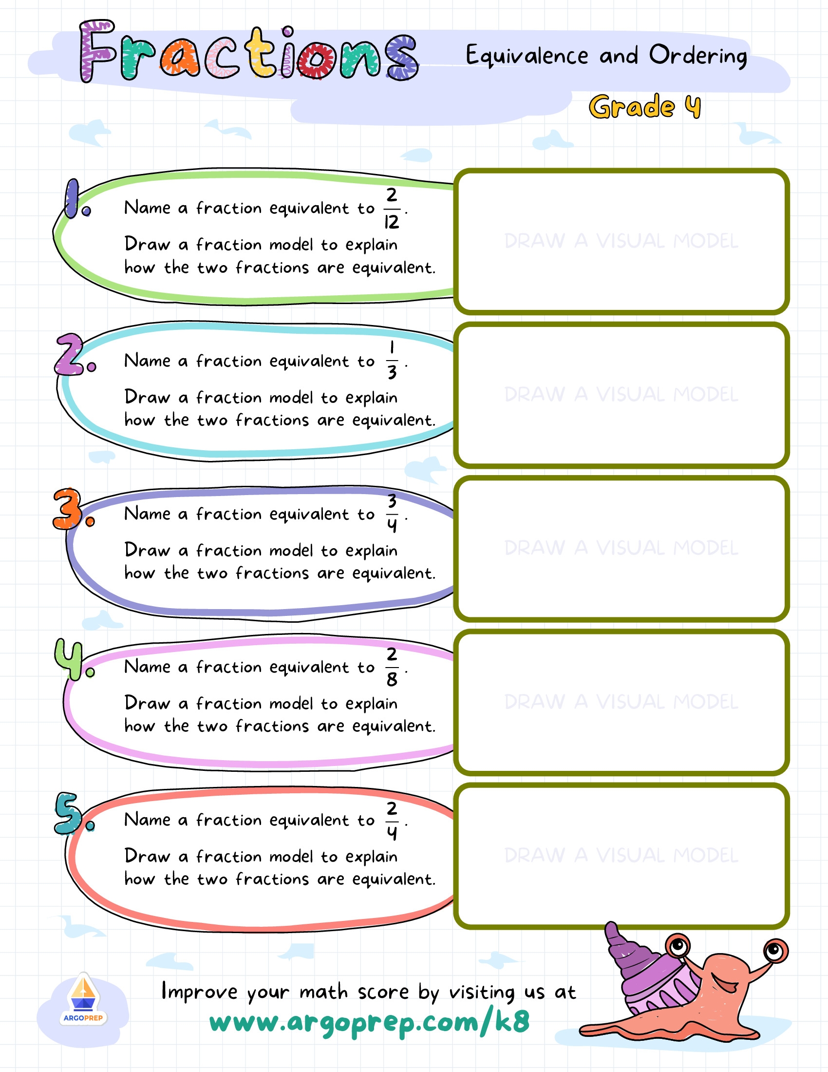 Numbers Operations Fractions Worksheets 4th Grade ArgoPrep Numbers Operations Fractions Worksheets 4th Grade ArgoPrep