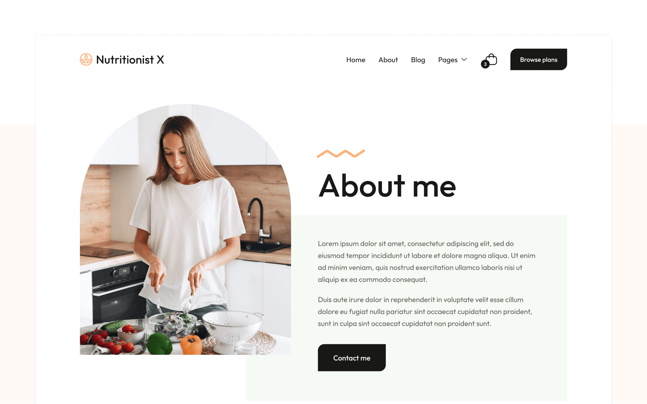 Nutritionist Webflow Template Nutritionist X BRIX Templates