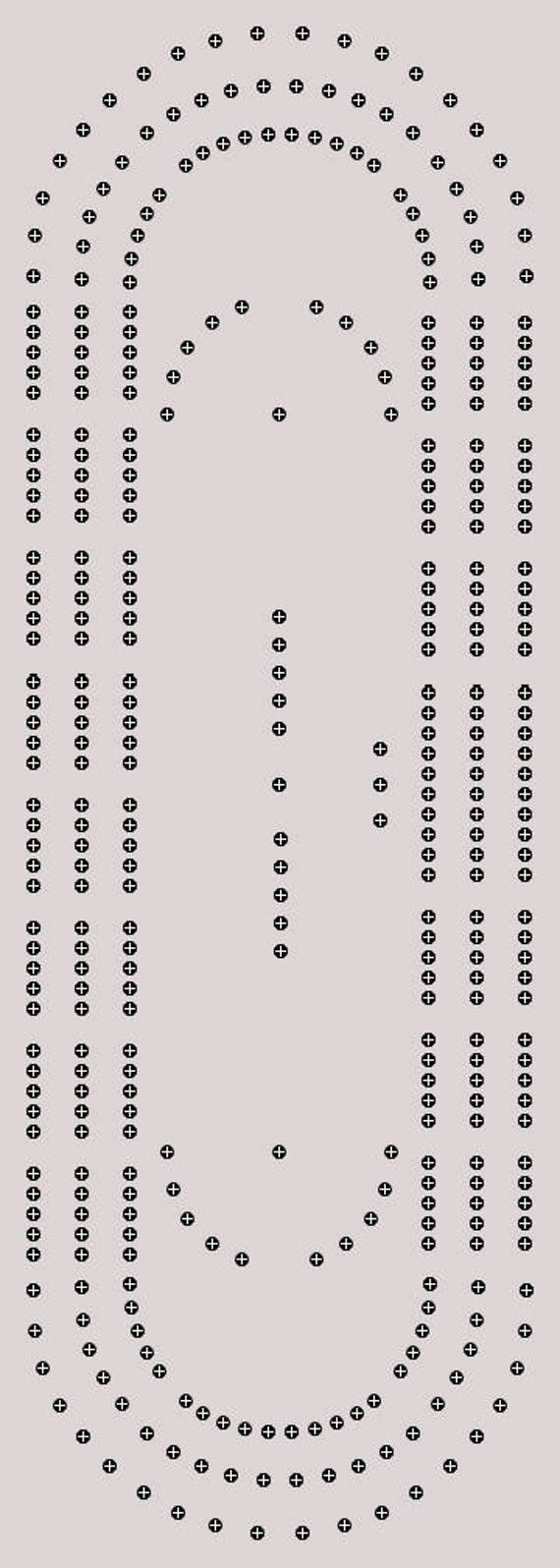 cribbage board template