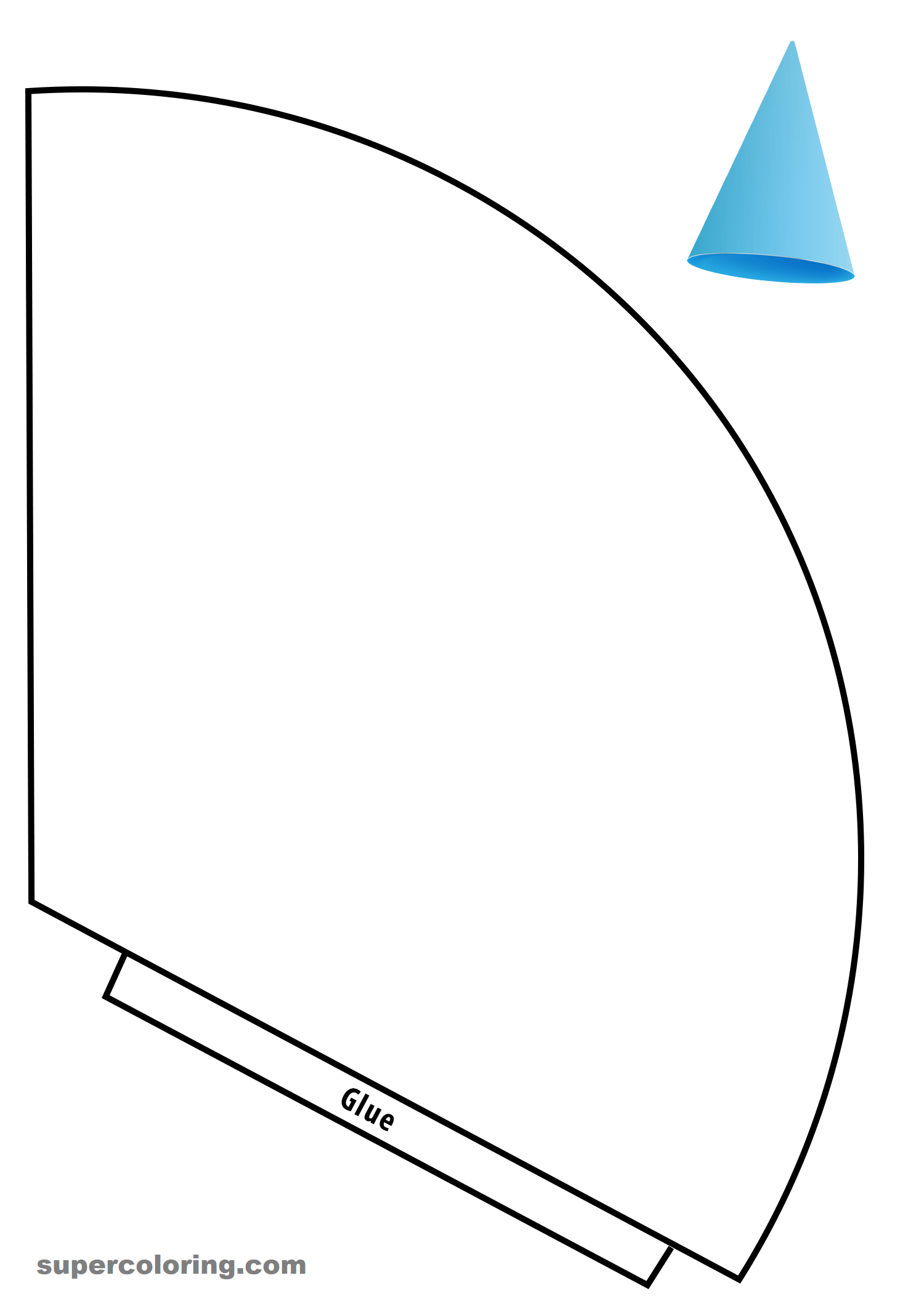 party hat template party hat template