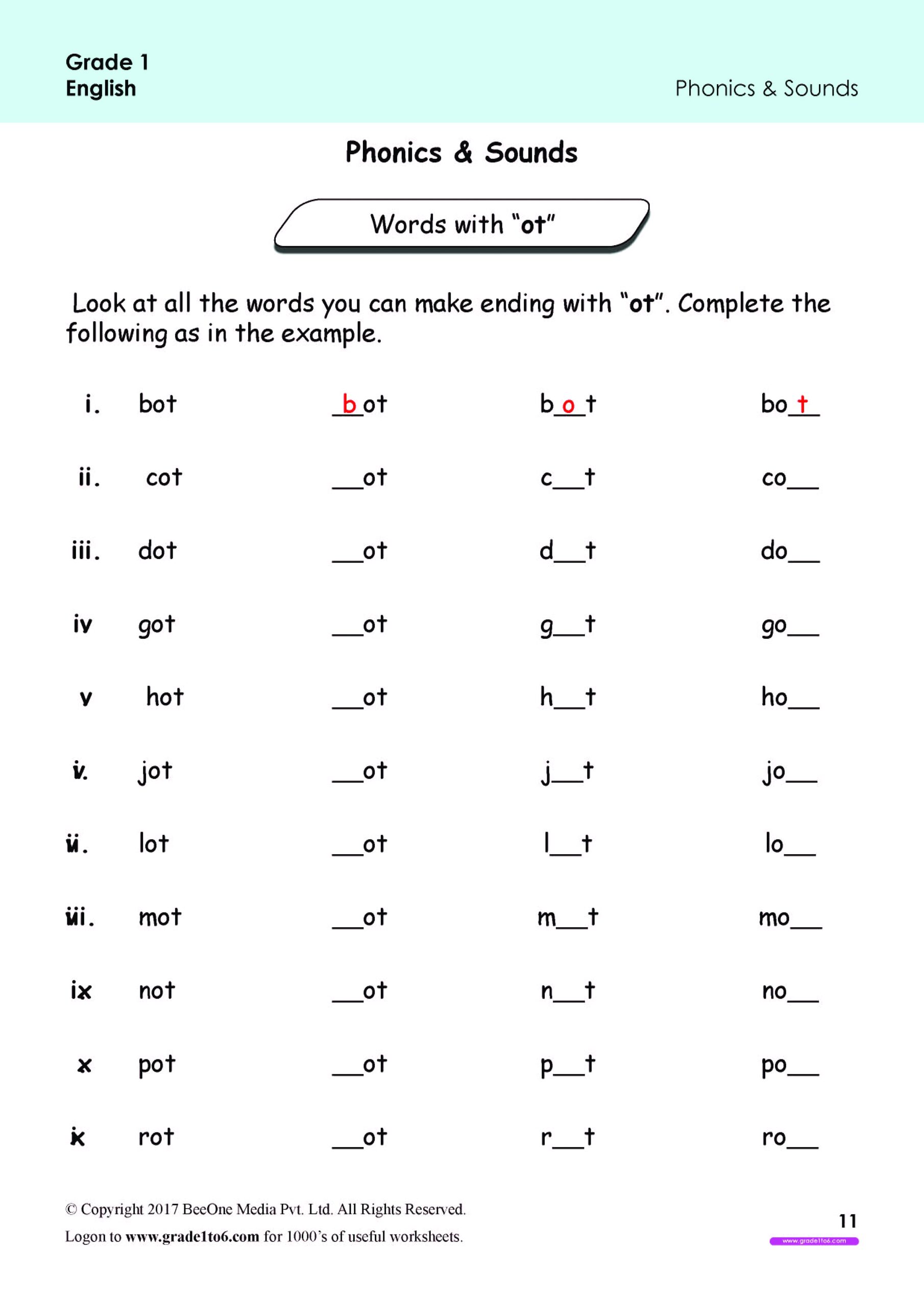 phonics worksheets grade 1 phonics worksheets grade 1