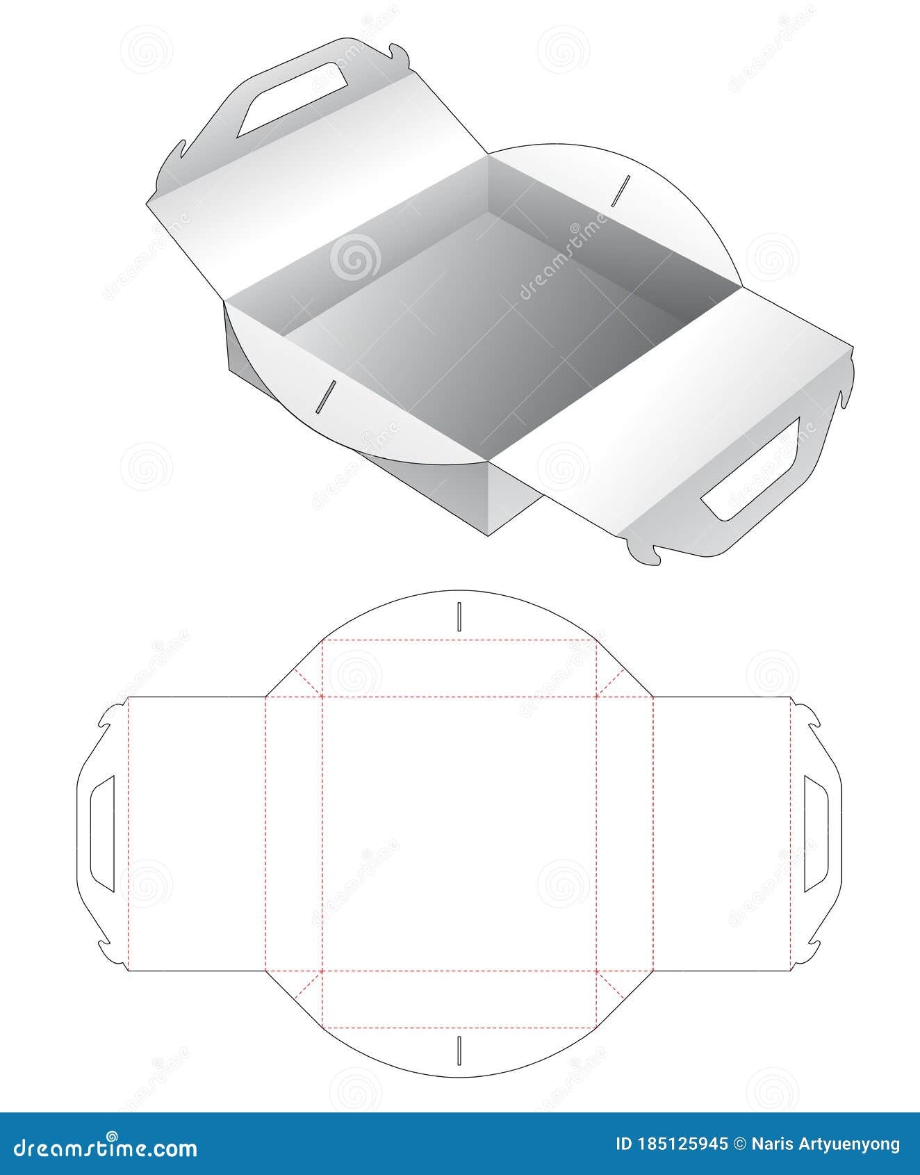 Pizza Box With Handle Die Cut Template Stock Vector Illustration Of Handle Paper 185125945 Pizza Box With Handle Die Cut Template Stock Vector Illustration Of Handle Paper 185125945