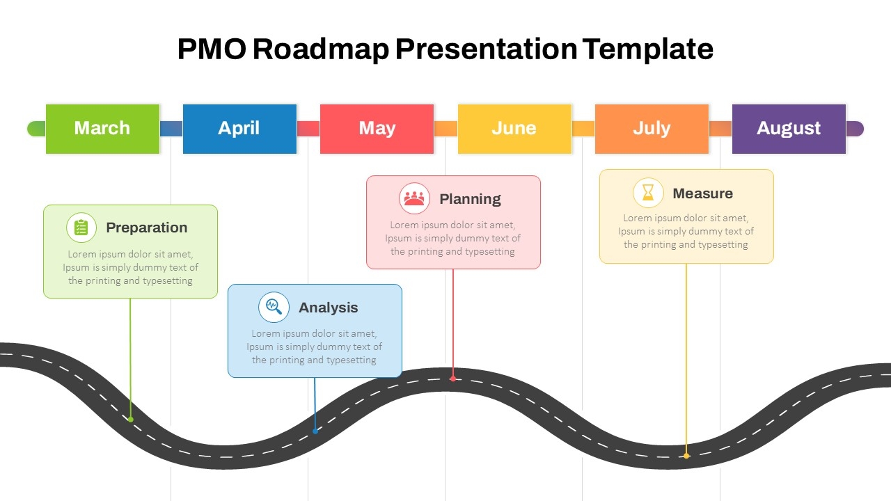 PMO Roadmap PPT Template And Google Slides SlideKit PMO Roadmap PPT Template And Google Slides SlideKit