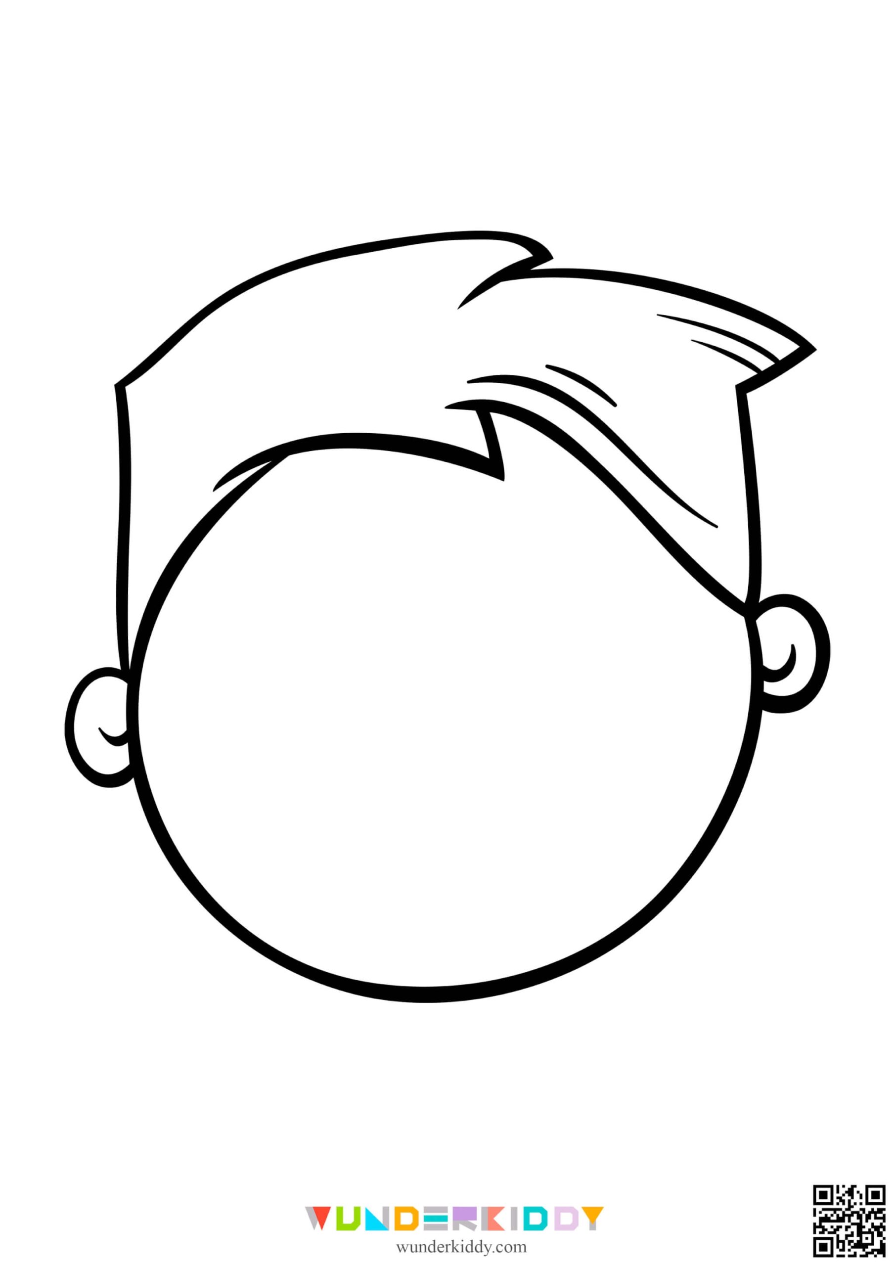 Printable Blank Faces Template And Coloring Pages For Kids Printable Blank Faces Template And Coloring Pages For Kids