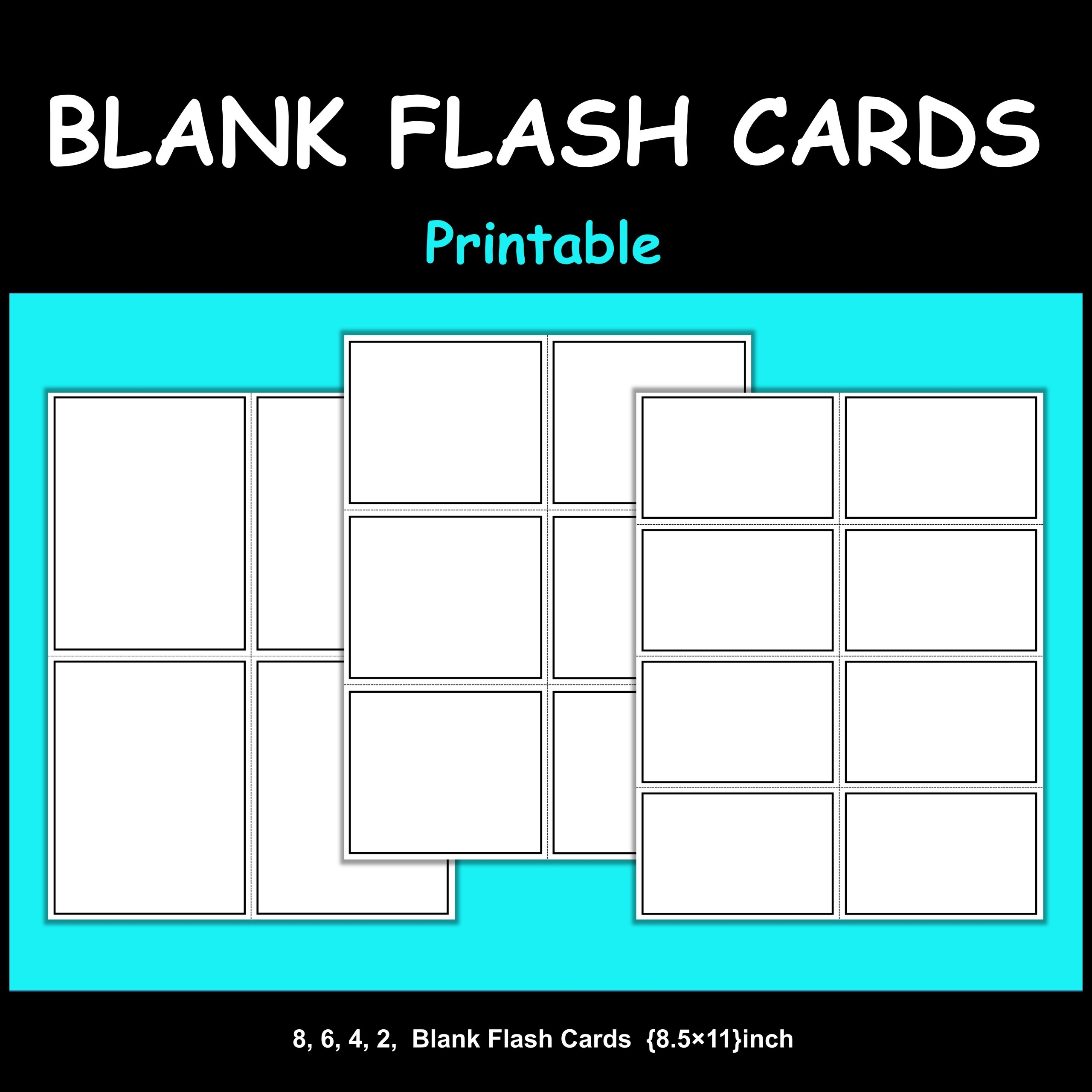 Printable Blank Flash Cards Flashcard Template Made By Teachers
