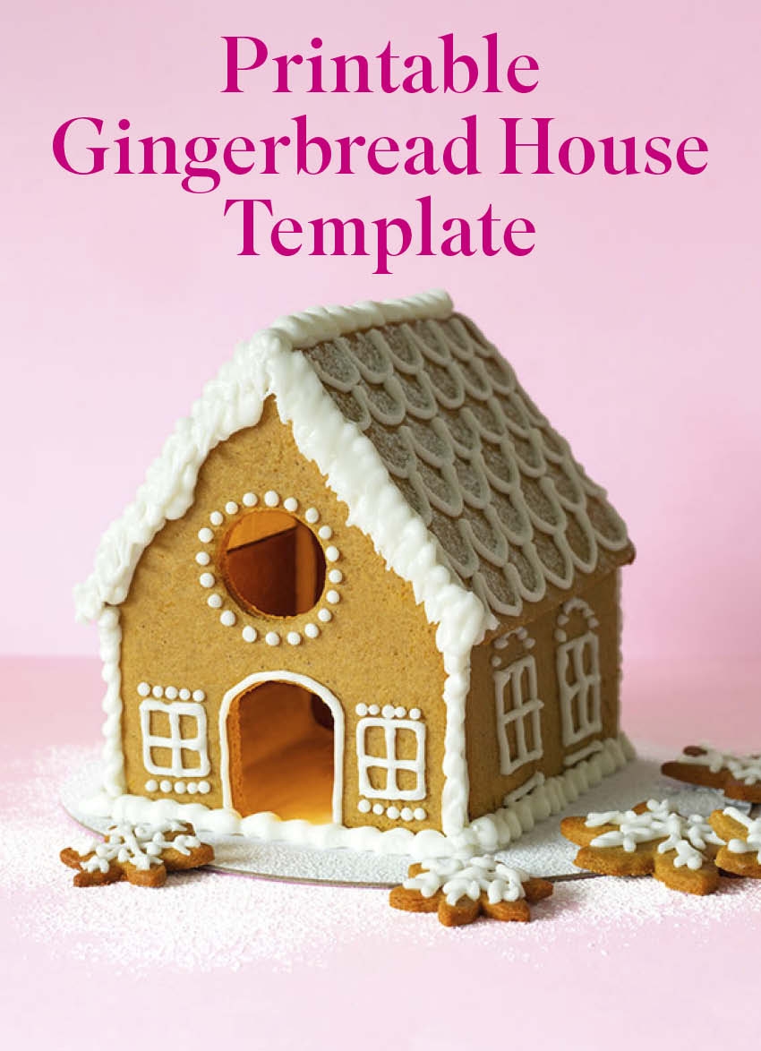 gingerbread house template