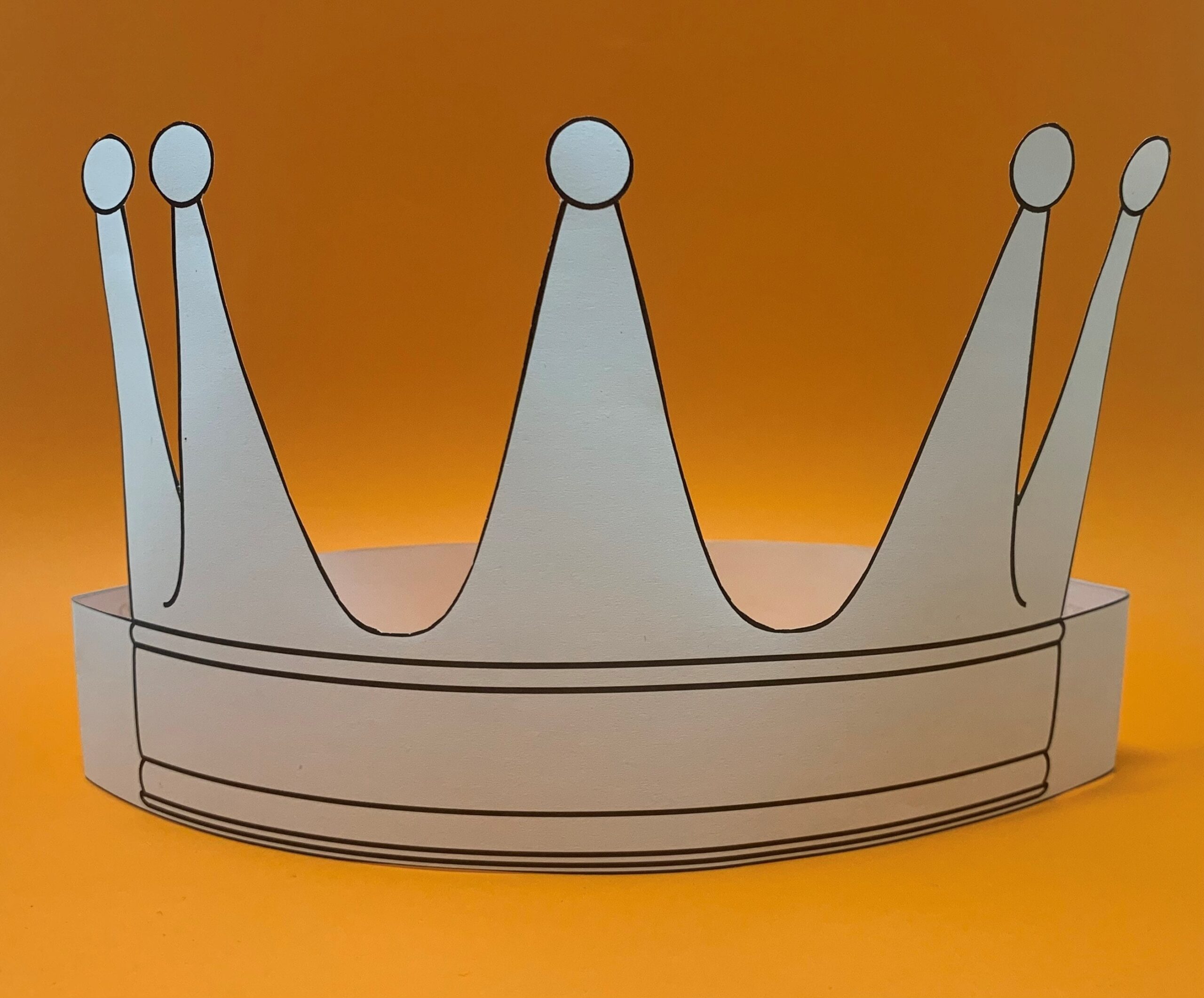 paper crown template