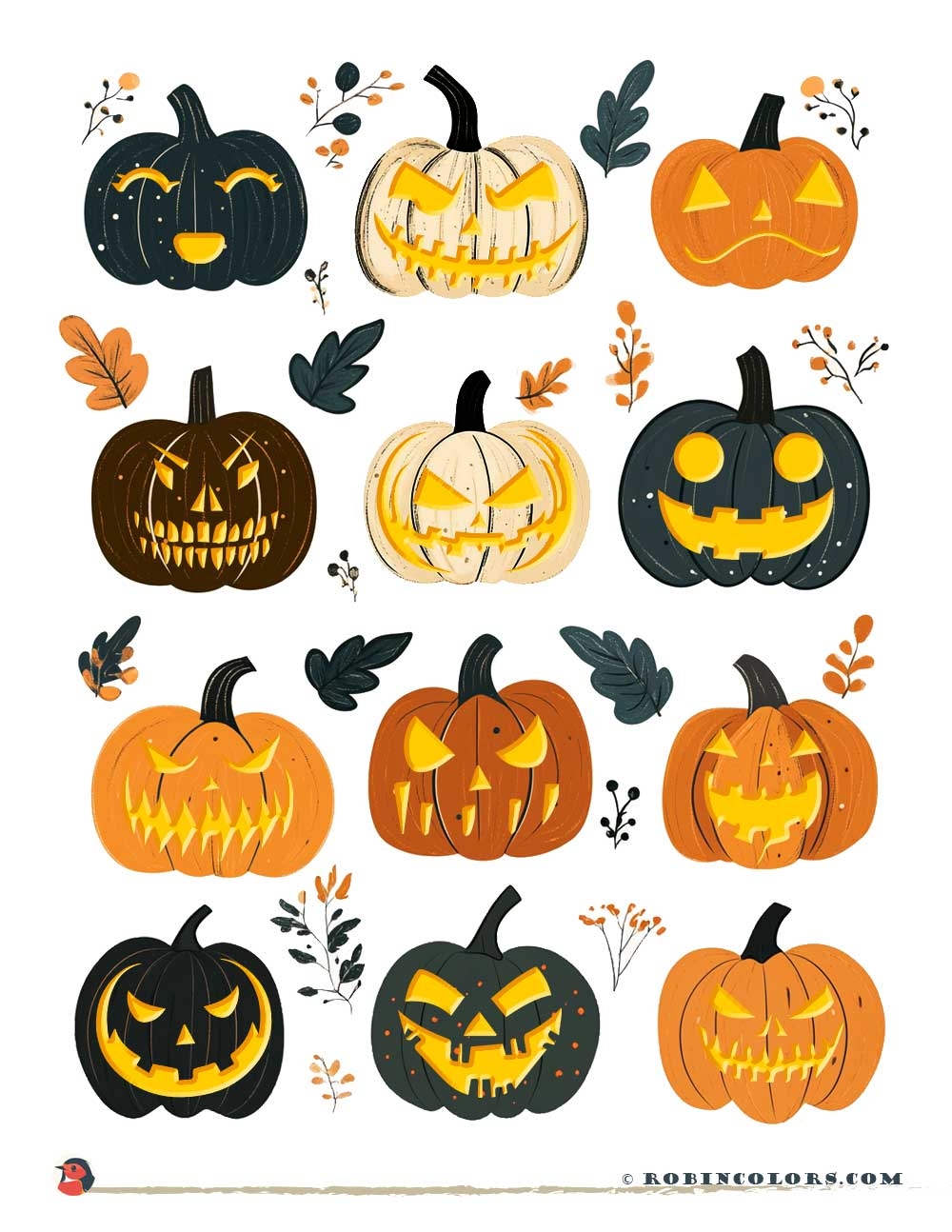 Printable Pumpkin Face Stencils That Are Easy And Free Robin Colors Printable Pumpkin Face Stencils That Are Easy And Free Robin Colors