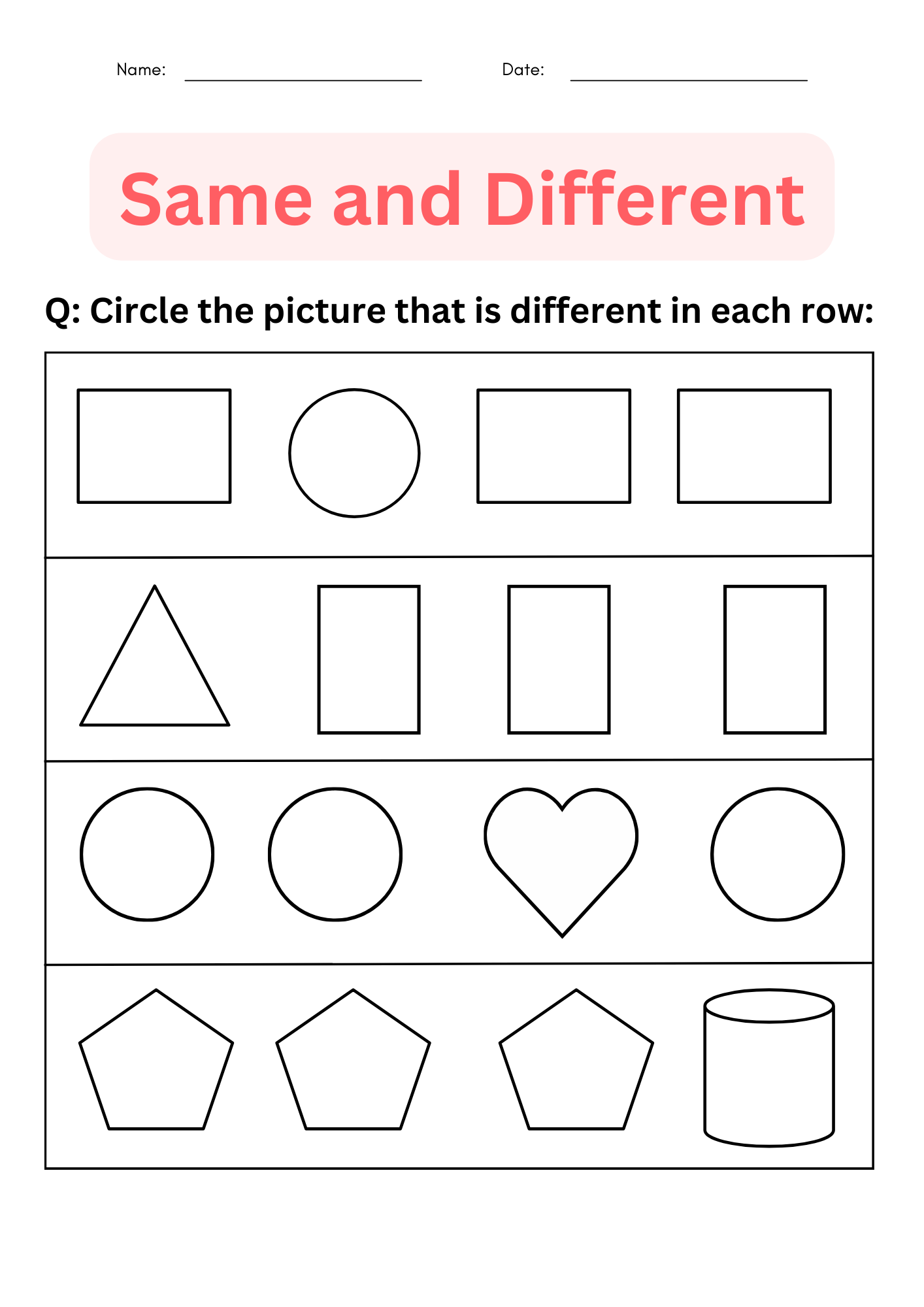 same or different worksheet