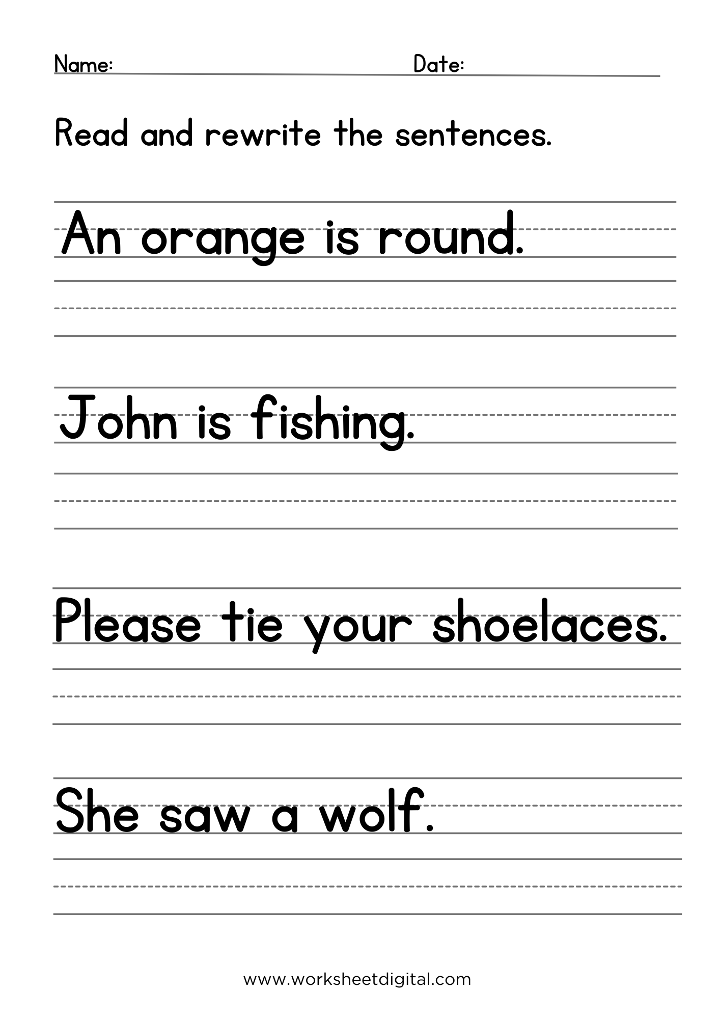 Reading And Writing Practice Sentences Worksheet Digital Worksheets Library Reading And Writing Practice Sentences Worksheet Digital Worksheets Library