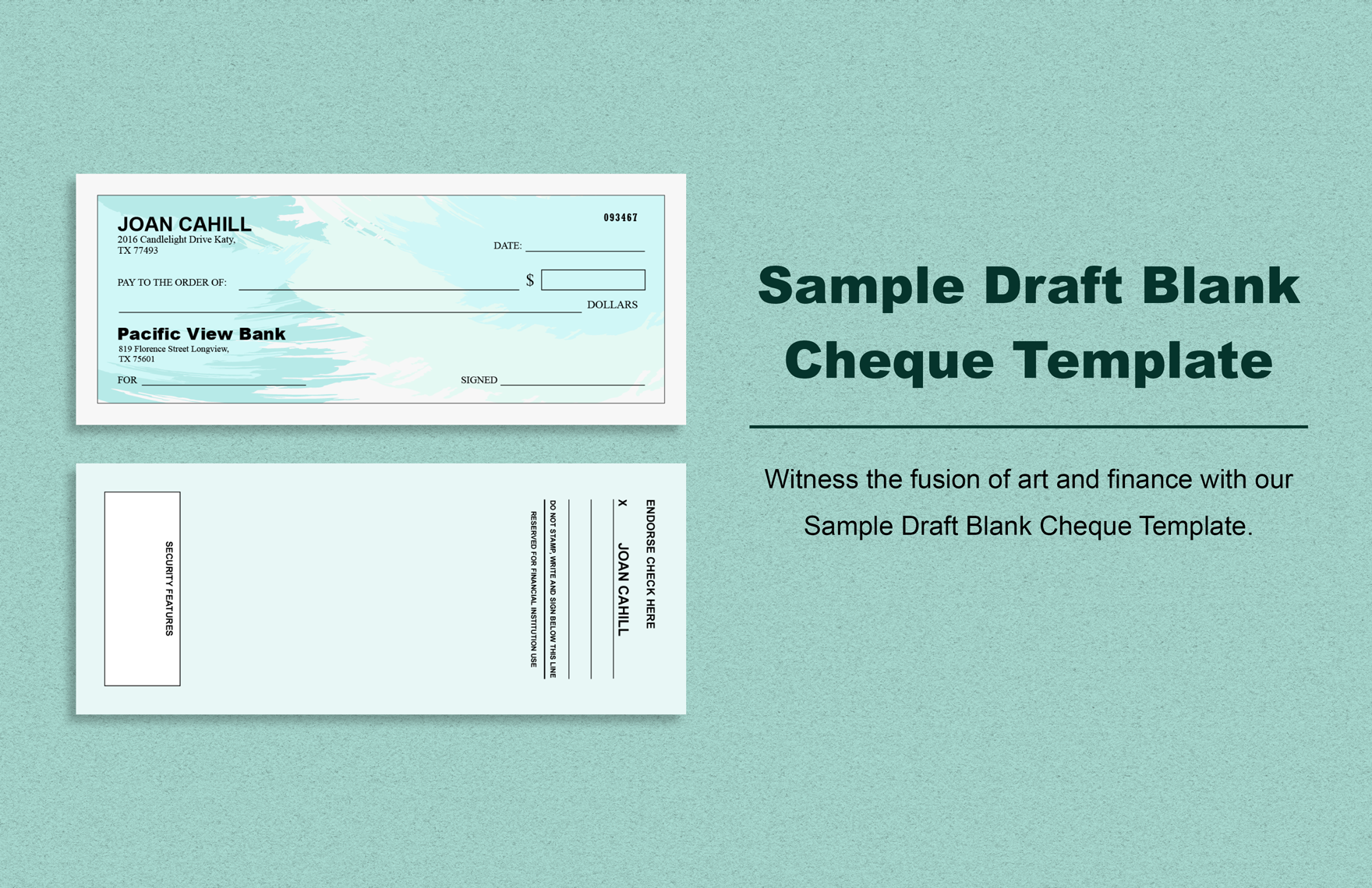Sample Draft Blank Cheque Template In Word Illustrator PSD Download Template Sample Draft Blank Cheque Template In Word Illustrator PSD Download Template