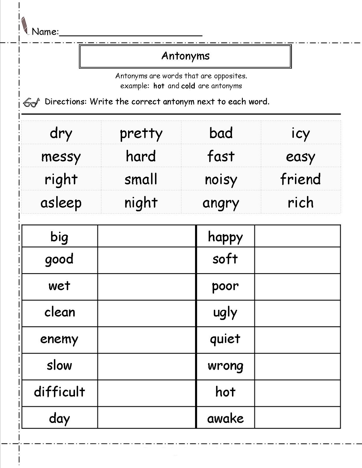 worksheets for second graders english worksheets for second graders english