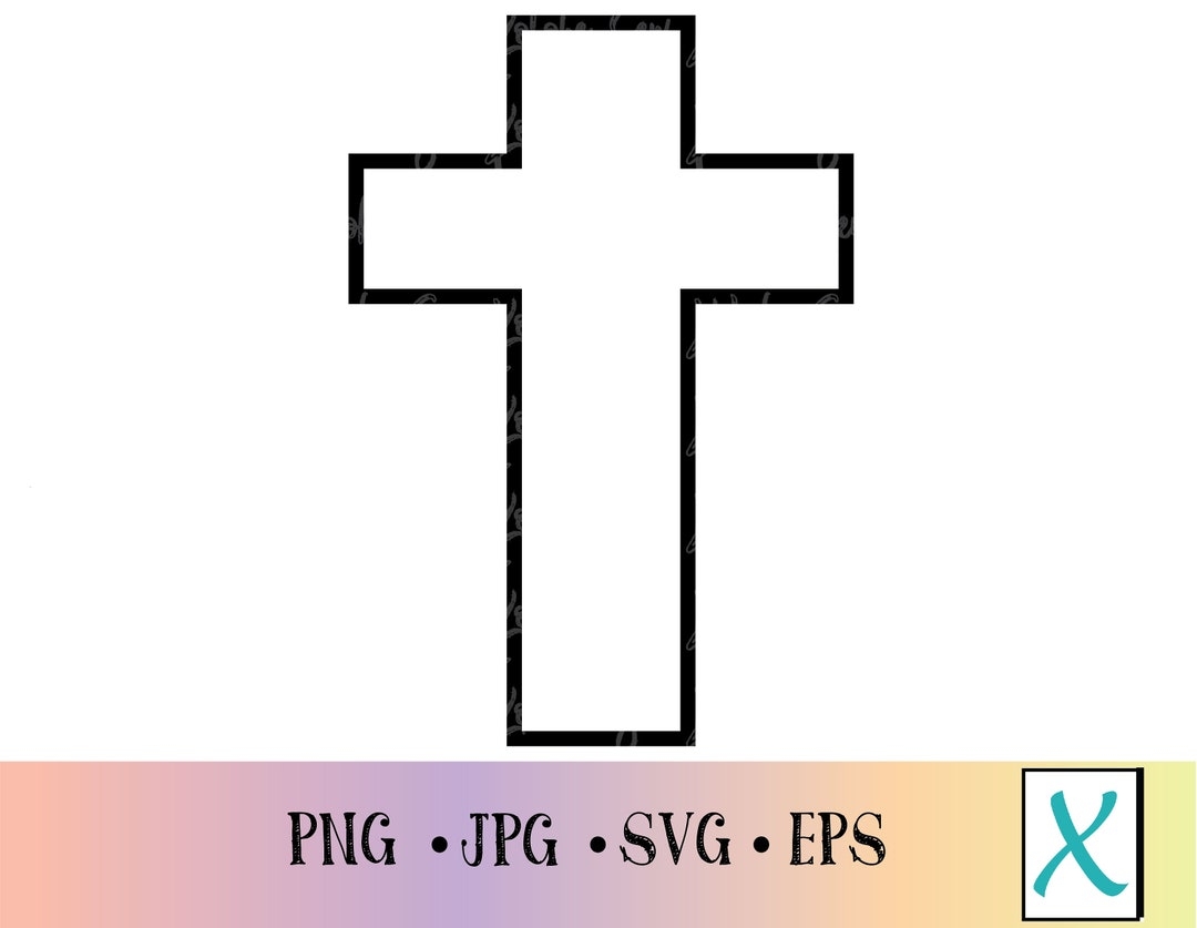 Simple Cross Clipart svg Png Eps Jpg digital Download Etsy