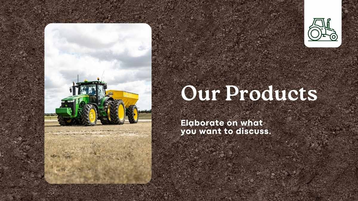 Simple Tractor Dealership Business Plan Free Presentation Template SlidesCarnival