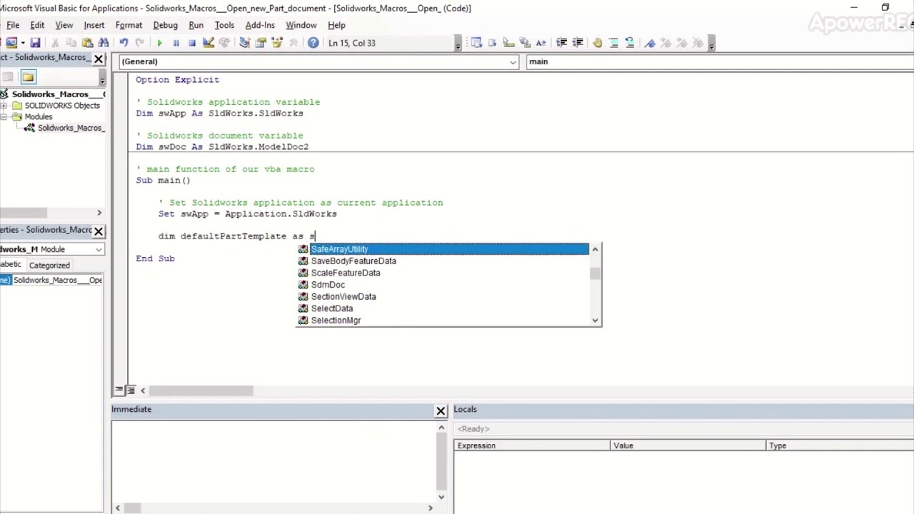 Solidworks Macro Open New Part Document The CAD Coder Solidworks Macro Open New Part Document The CAD Coder