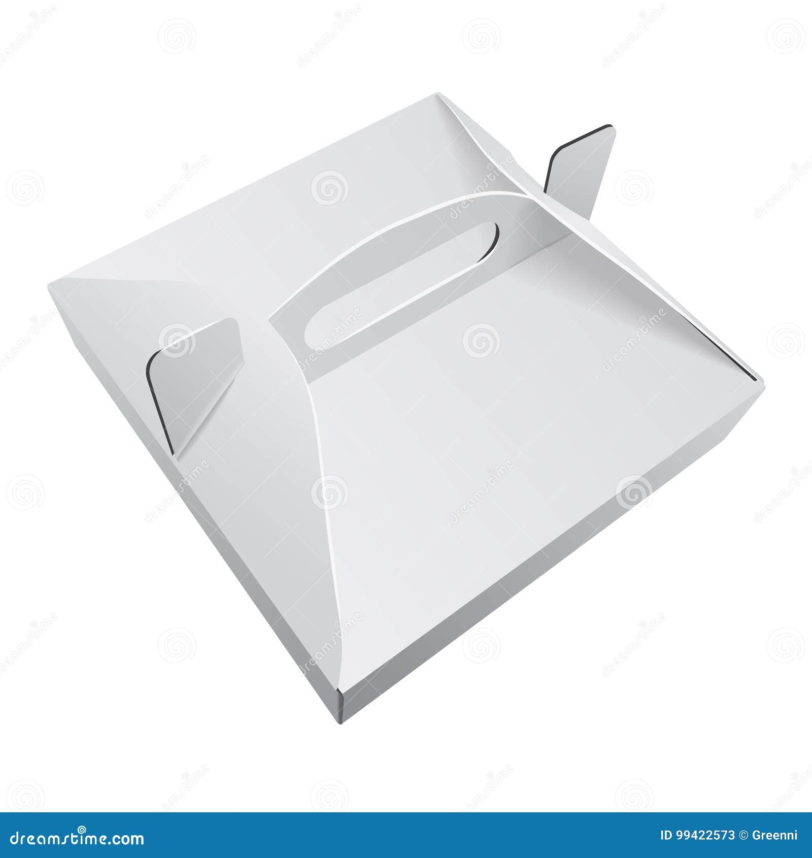Square White Kraft Paper Pizza Box Food Packaging With Handle Template Paperboard Cardboard Mockup Stock Vector Illustration Of Paperboard Blank 99422573 Square White Kraft Paper Pizza Box Food Packaging With Handle Template Paperboard Cardboard Mockup Stock Vector Illustration Of Paperboard Blank 99422573