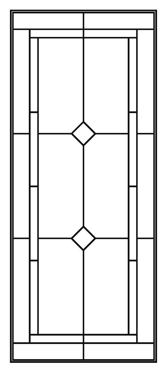 simple stained glass templates