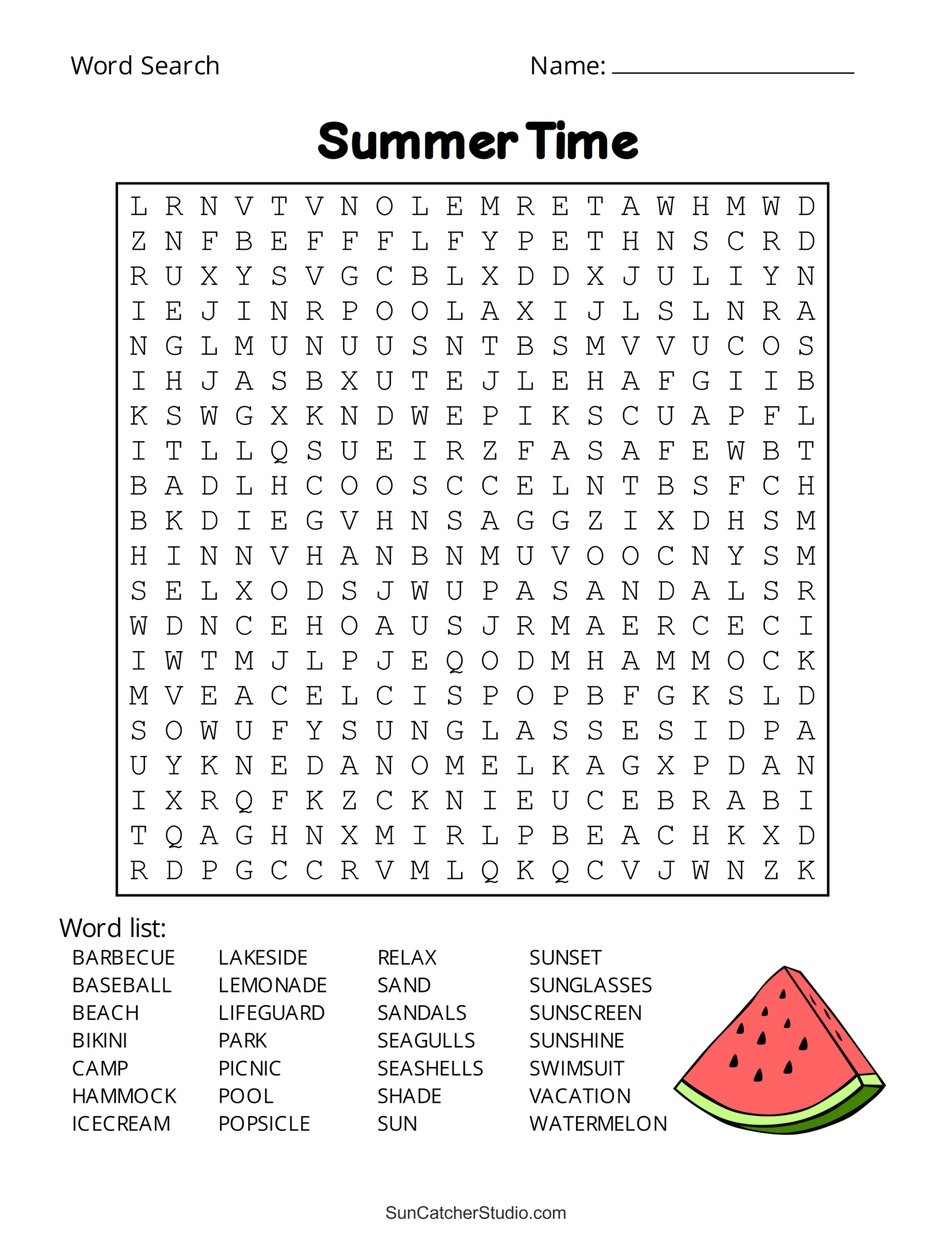 summer word search printable pdf summer word search printable pdf