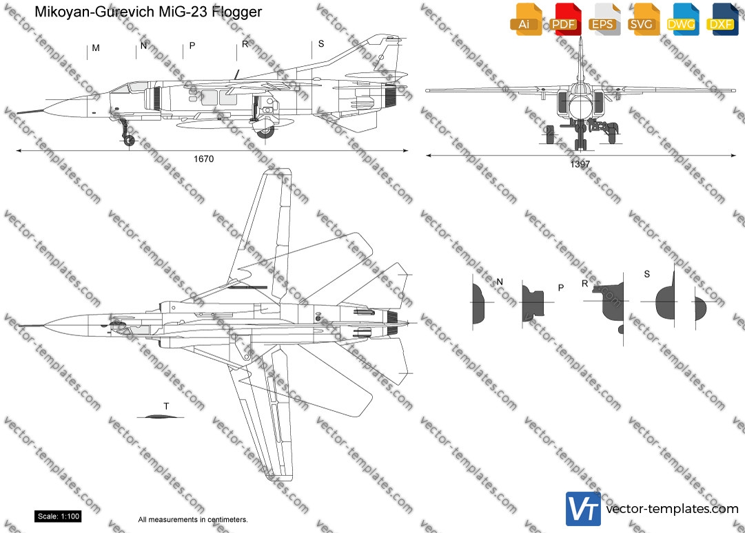 Templates Modern Airplanes Mikoyan Gurevich MiG Mikoyan Gurevich MiG 23 Flogger