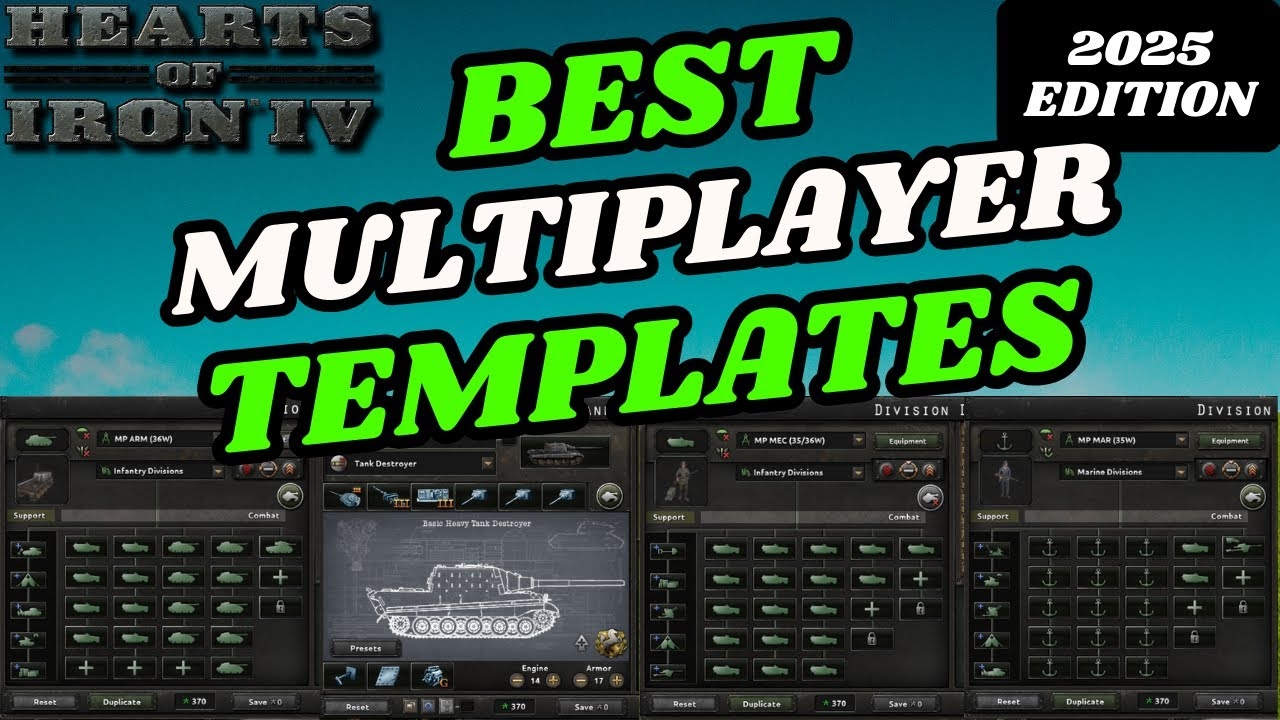 The BEST HOI4 Multiplayer Templates In 2025 COMPLETE Guide Hearts Of Iron 4 YouTube