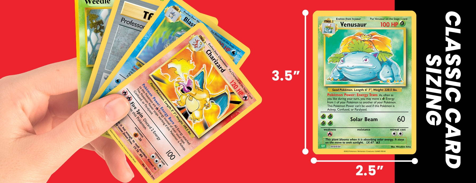 The Evolution Of Pokemon Trading Card Sizes From Classic To Modern EVORETRO Canada The Evolution Of Pokemon Trading Card Sizes From Classic To Modern EVORETRO Canada
