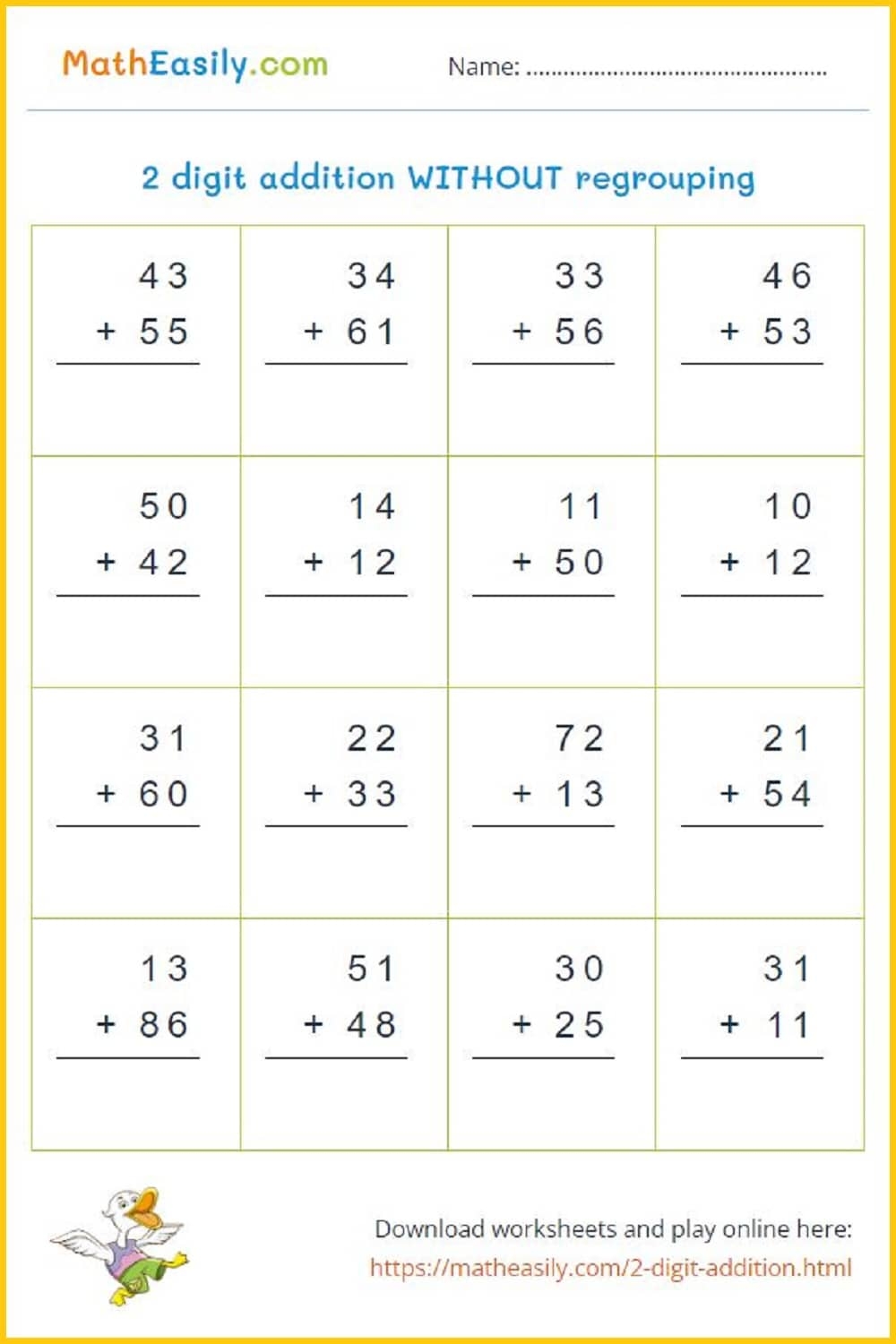 3rd grade math worksheets printable