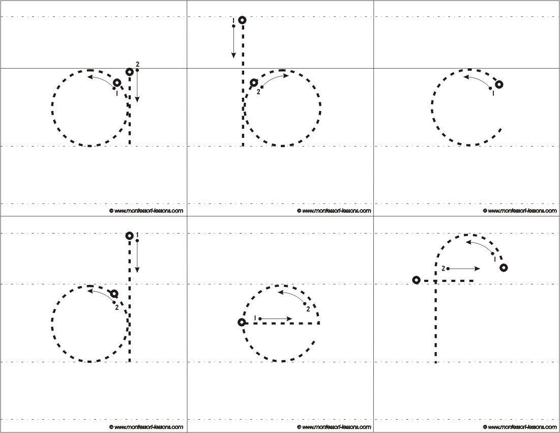Tracing Big Letters A Z Montessori Lessons Tracing Big Letters A Z Montessori Lessons