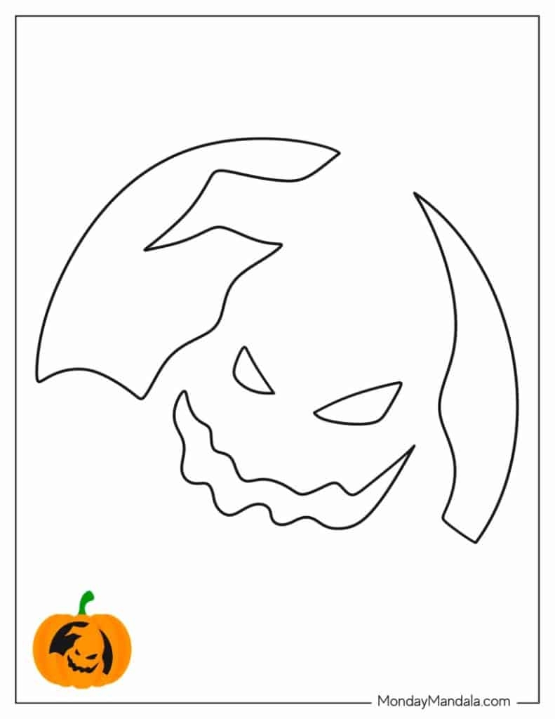 Unleash Spooky Artistry With The Oogie Boogie Pumpkin Stencil Precision In Every Stroke Saint Augustines University