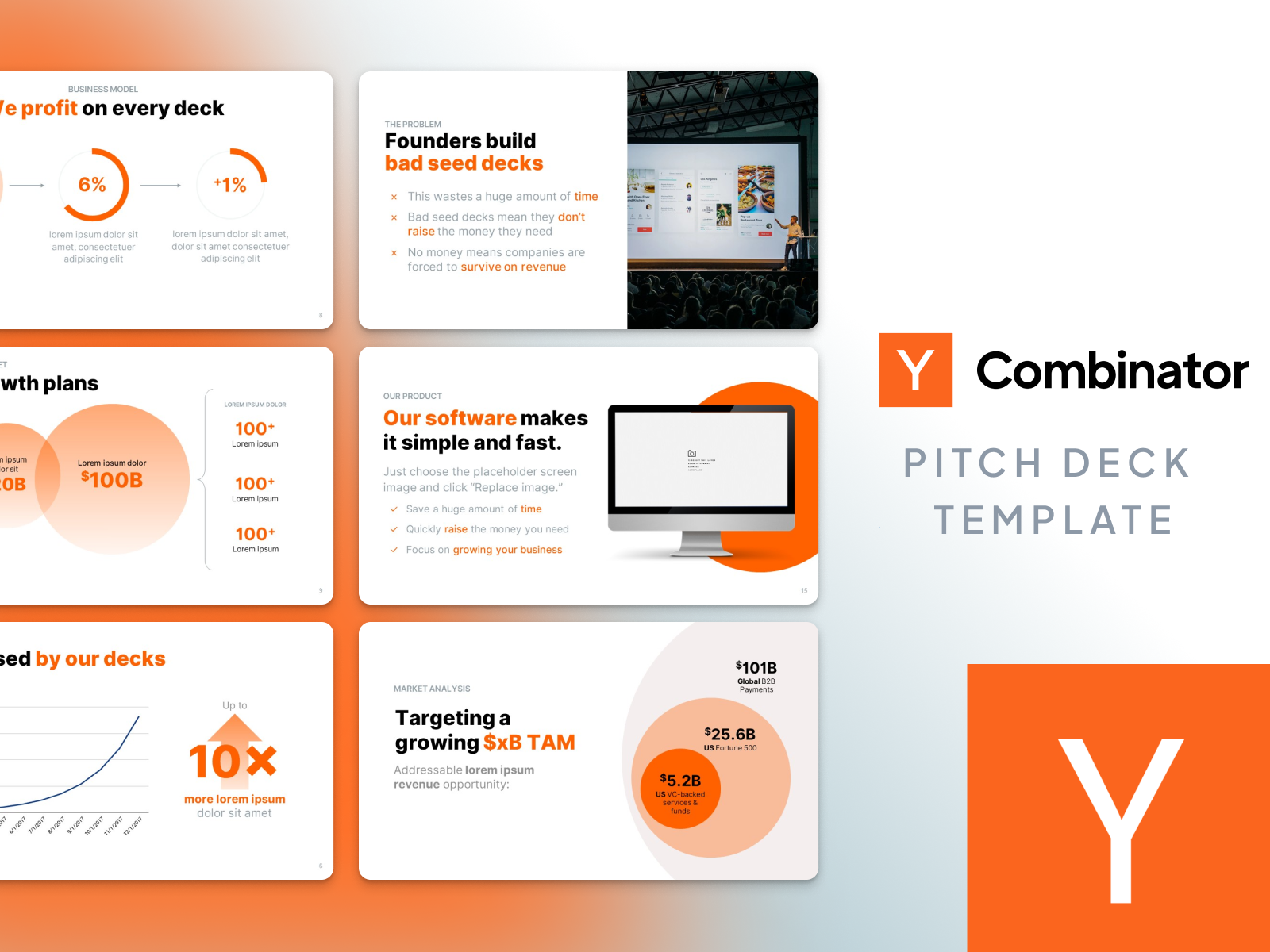 YC Pitch Deck Template By VIP Graphics On Dribbble
