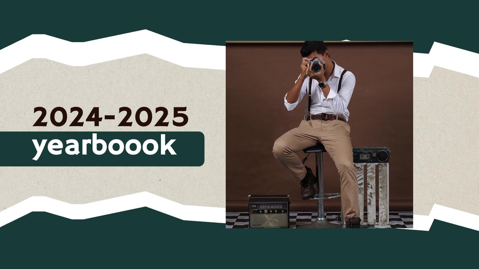 Yearbook Photos Simple Powerpoint Template And Google Slides Theme